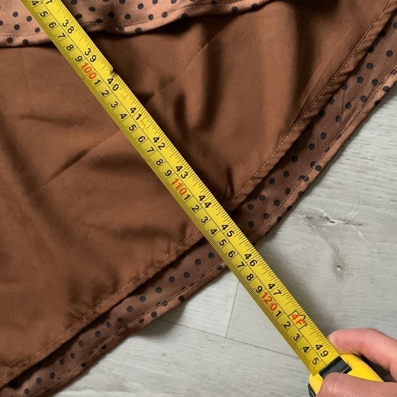 EXPRESS POLKA DOT‎ LONG SLEEVE TWIST FRONT MIDI DRESS NWT SZ MED - Picture 16 of 16